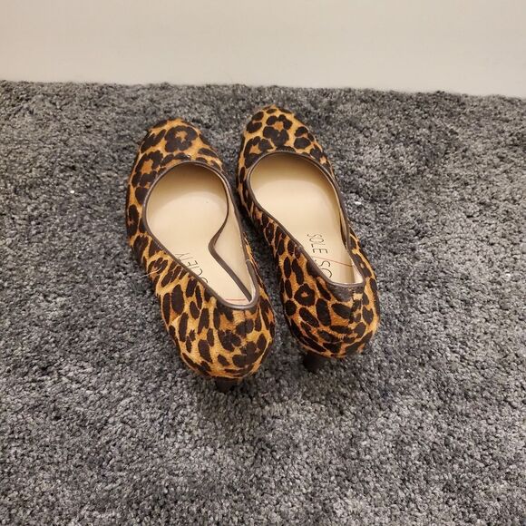 Sole society leopard print heels (size 7) - Picture 8 of 11